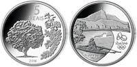 Rio 5 Reais Oly. Sommer Rio 2016 -Brasilbaum <b>15 / 16</b>, orig.Oly. Kapsel mit Zertifkat Foto