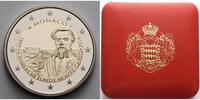 Monaco 2 Euro 150 J.Gründung Monte Carlo durch Charles III. <b> inkl. Etui&Zerti.&Schuber </b> Foto