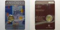 Andorra 2 Euro 25 Jahre Zollunion mit der Europäischen Union (EU), sofort lieferbar !!!