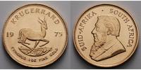 Süd Afrika 1 oz<br> 31,1g<br> fein<br> 32,69 mm Ø Krügerrand 1 oz. - Springbock, 1975 <b>seltene Erhaltung</b>, Foto
