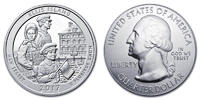 USA 1/4 $ Ellis Island National Monument aus New Jersey /D - Kupfer-Nickel - -