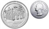 USA 1/4 $ Harpers Ferry National Historical Park aus West Virginia /D - Kupfer-Nickel - -