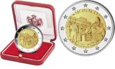 Monaco 2 Euro 200 Jahre Carabinieri d.Fürsten, <b> inkl. Etui & Zertifikat & Schuber </b> -