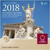 Österreich 3,88 € Kursmünzensatz, 8 Münzen, mit der 2 Euro Gedenkmünze - Pallas Athene - -
