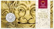 Österreich 5 Euro Löwenkraft - Mutig ins neue Jahr-Dieses Lächeln..Neujahrsmünze 2018 -PROSIT 2018 -