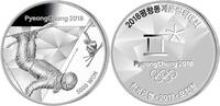 Südkorea 5000 Won WinterOlympiadePyeongChang 2018 Freestyle, <b>12 / 16</b> Kapsel&Zertifikat&Etui -