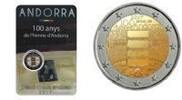 Andorra 2 Euro 100 Jahre Nationale Hymne Andorras, <b>SONDERANGEBOT !!!</b> -