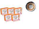 Deutschland 5 Euro<br> 5x Subtropische Zone,<br> <b>kompl.Satz</b> (5 Prägest.) </b> <b>lieferbar !</b> -
