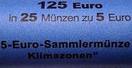 Deutschland 5 Euro<br> 25x in der originalen Rolle Subpolare Zone,<br><b> Prägestätte J, <b>ab sofort lieferbar !</b> -