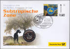 Deutschland 5 Euro Subtropische Zone,<br> Numisbrief<b> Prägestätte G,</b> <b> lieferbar !!!</b> -