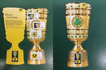 Deutschland 2 x 0,45 Cent &<br> 2 x 0,70 Cent Briefmarken DFB-Pokalfinale 2018, BRIEFMARKE INDIVIDUELL, Endspiel-Folder der Dt. Post **RAR -