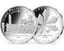 Berlin 1/4 Unze Feinsilber <b>Die 11. Volks-Unze</b> - Silber Quadriga 999/1000, 7,77 g., 27 mm Ø,in Kapsel -