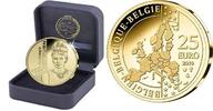 Belgien 25 Euro<br> 3,11g<br> fein<br> 18 mm Ø Audrey Hepburn (Schauspielerin), 1929 - 1993 inkl. Etui & Zertifikat & Schuber -