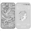 Australien 1 $ Silbermünzbarren Perth Mint Drache 1 Unze Silber<b> 1. Ausgabe d.neuen Serie</b> -