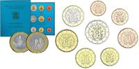 Vatikan 8.88 € Kursmünzen, kompl. Satz 2019 * <b> zweiter Satz Papst Franziskus mit 5 Euro,</b> -