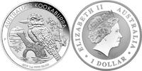 Australien 1 $ 2019 Kookaburra, stgl 179,99 EUR  zzgl. 8,50 EUR Versand