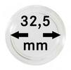 Lindner 20 Euro-Kapseln<b> x 1</b> Stück Münzkapseln Innen-Ø 32,50 mm, 1er-Packung, z.B.für die dt.20 Euro-Sammlermünzen -