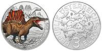Österreich 3 Euro Super - Saurier - Spinosaurus-, <b>01 / 12</b> Ausgaben,<b> lieferbar ! -