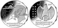 Deutschland <b>fünfte,<br>20 Euro </b> 250. Geburtstag Alexander von Humboldt, 5. Ausg.2019 <b>lieferbar !!!</b> -