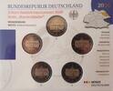 Deutschland 2 Euro<br> 5x Schloss Sanssouci - Brandenburg, <b> kompl. Satz</b><br>(5 Prägestätten) -