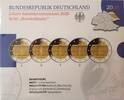 Deutschland 2 Euro<br> 5x Schloss Sanssouci - Brandenburg, <b> kompl. Satz</b><br>(5 Prägestätten) -