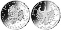 Deutschland <b>zweite,<br>20 Euro </b> 250. Geb. Ludwig van Beethoven 2. Ausgabe 2020<b> sofort lieferbar!</b> -