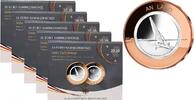 Deutschland 10 Euro<br> 5x An Land,<br> <b>kompl.Satz</b> (5 Prägest.) </b> <b>im Angebot! </b> -