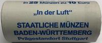 Deutschland 10 Euro<br> 25x in der originalen Rolle In der Luft - Gleitschirm, <br><b> Prägestätte F, <b>ab sofort lieferbar !</b> -