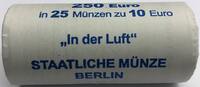 Deutschland 10 Euro<br> 25x in der originalen Rolle In der Luft - Gleitschirm, <br><b> Prägestätte A, <b>ab sofort lieferbar !</b> -