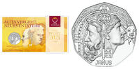 Österreich 5 Euro Janus - ALTES VERGEHT, NEUES ENTSTEHT. - Neujahrsmünze 2021 -PROSIT 2021 -