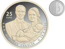 Luxemburg PP 25 € <br> <b> ab sofort lieferbar !!!</b> <br> Geburt von Prinz Charles - 1 oz Silber, <b>SELTEN</b> inkl. Zertifikat & Etui -