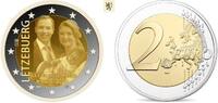 Luxemburg <br> nur Fotovariante stgl. 1 x 2 € <br> <b> sofort lieferbar!</b> <br> Geburt v.Prinz Charles <b>SELTEN</b> Erbgroßherzog Guillaume m. Gräfin Stephanie -