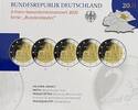 Deutschland 2 Euro<br> 5x Magdeburger Dom - Sachsen-Anhalt, <br><b>kompl. Satz </b> (5 Prägestätten) -