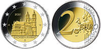 Deutschland 2 Euro Magdeburger Dom - Sachsen-Anhalt, <br> <b> Prägestätte A</b> -