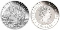 Australien 1 $ Emu - 1 oz., <b> 2.Ausgabe der neuen Serie</b> -