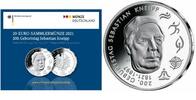 Deutschland <b>vierte,<br>20 Euro<br></b> 200. Geburtstag Sebastian Kneipp, 4.Ausgabe 2021, <b> sofort lieferbar !!! -