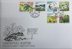 Schweden 6 x Briefmarken auf FDC Die Klimaaktivistin Greta Thunberg, wird mit einer Briefmarke geehrt. -