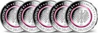 Deutschland 5 Euro<br> 5x3 SÄTZE Polare Zone, <br> <b> kompl.Satz </b> (5 Prägest.)</b> <b>x 3 Sätze!!! </b> -