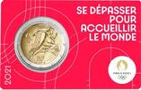 Frankreich 2 Euro Olympiade Paris 2024 - <b>Blister rot </b> -