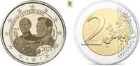 Luxemburg stgl <br> Fotovariante 2 Euro 100. Geb. Großherzog Jean - Photo <br> <b>geringe Auflage, RAR!, -