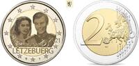 Luxemburg stgl <br> Fotovariante 2 Euro 40. Hochzeitstag Großhzg. Henri - Photo <br> <b>geringe Auflage, RAR!, -