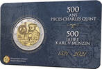 Belgien 2 Euro 500 Jahre Charles V. Münzen <b> ACHTUNG: NUR im Blister/Coincard lieferbar </b> -