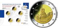 Deutschland 2 Euro<br> 5x Wartburg - Thüringen, <b> kompl. Satz</b><br>(5 Prägestätten) -