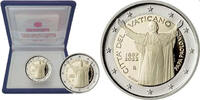 Vatikan 2 Euro 125. Geburtstag Papst Paul VI. inkl. Etui & Zertifikat & Schuber -