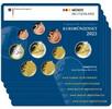 Deutschland 5,88 €<br> 5x Kursmünzensatz,<br> <b>kompl. Satz</b> <br>(5 Prägestätten) -