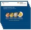 Deutschland 5,88 € <br> x5 Kursmünzensatz,<br> <b>als kompl. Satz</b> <br>(5 Prägestätten) -