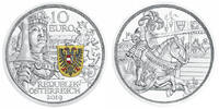 Österreich 10 Euro Ritterlichkeit - Serie 1 von 5 - in Kapsel & Zertifikat & Etui -