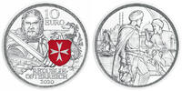 Österreich 10 Euro Standhaftigkeit - Serie 4 von 5 - in Kapsel & Zertifikat & Etui -