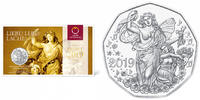 Österreich 5 Euro Neujahrsmünze 2019 - Lebensfreude -