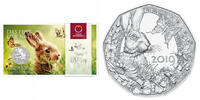 Österreich 5 Euro Frühlingserwachen Ostermünze 2019 -